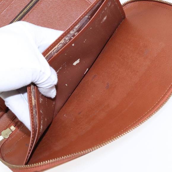 LOUIS VUITTON Epi Organizer Atoll Travel Case Zipangu Gold LV Auth 91027 - Picture 11 of 16